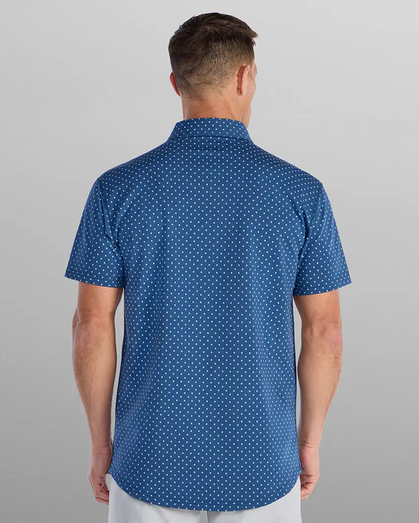 Drop-Cut: Lux Dotted Polo