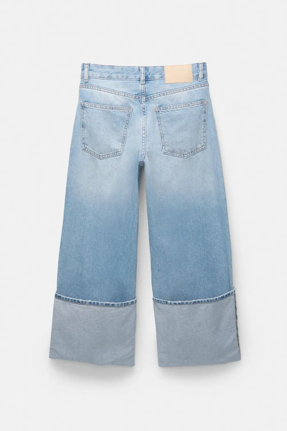 Jeans baggy vuelta bajo