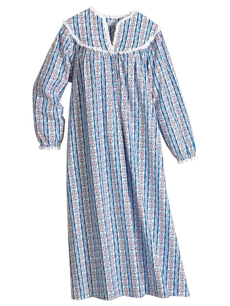 Lanz Tyrolean 50 Inch Flannel Nightgown
