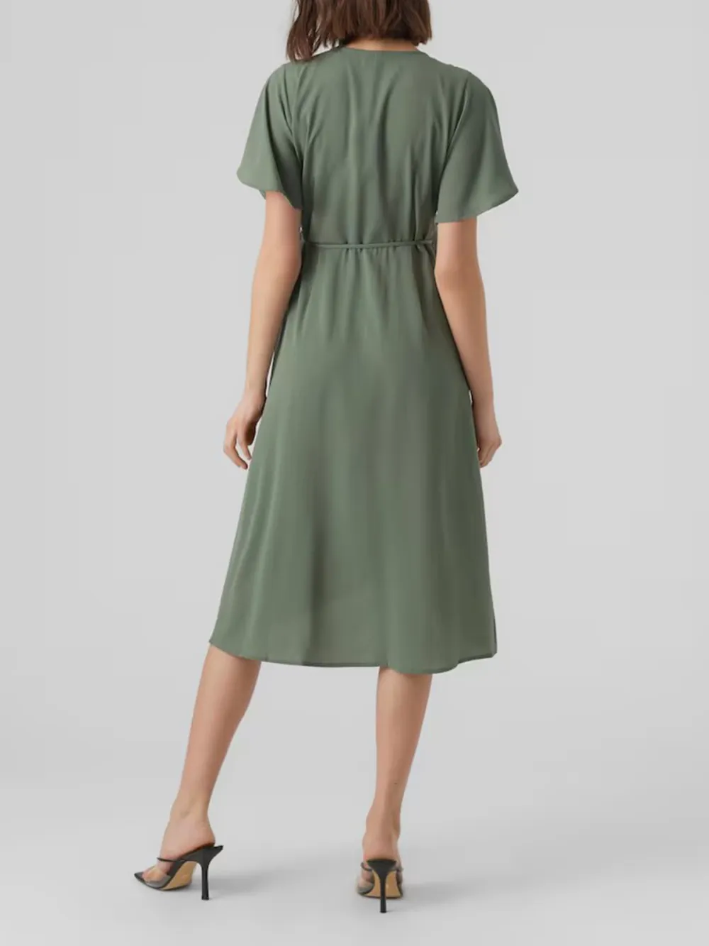 V-neck Casual Style Dress