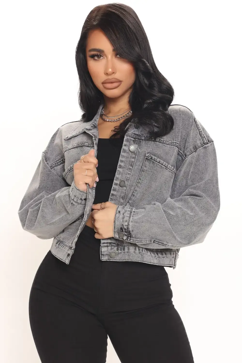 Jeanius Denim Jacket - Grey