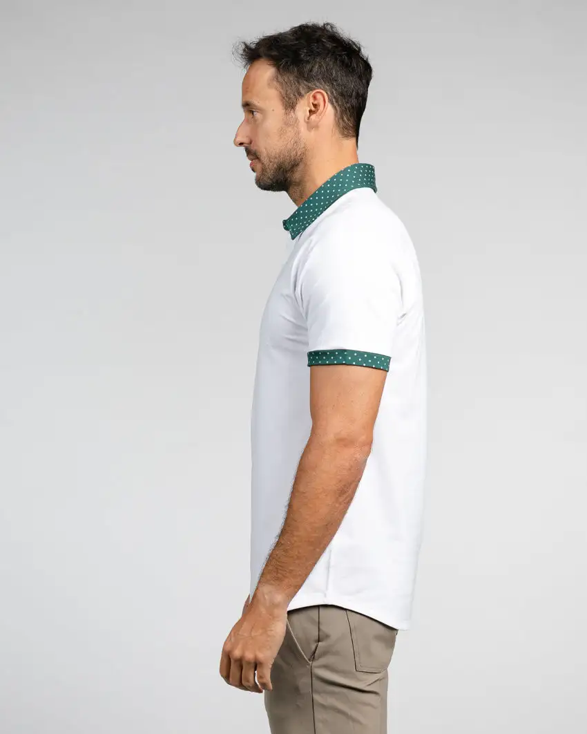 Drop-Cut: Lux Dotted Polo