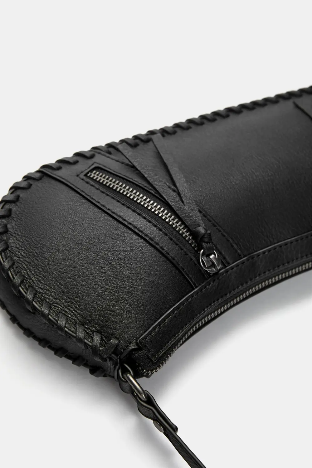 Bolso de hombro cremalleras