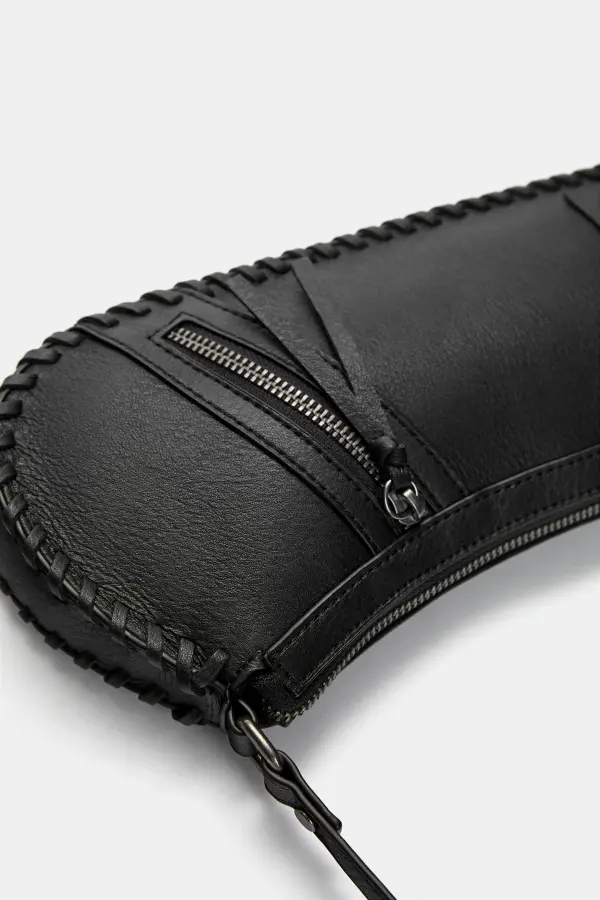 Bolso de hombro cremalleras