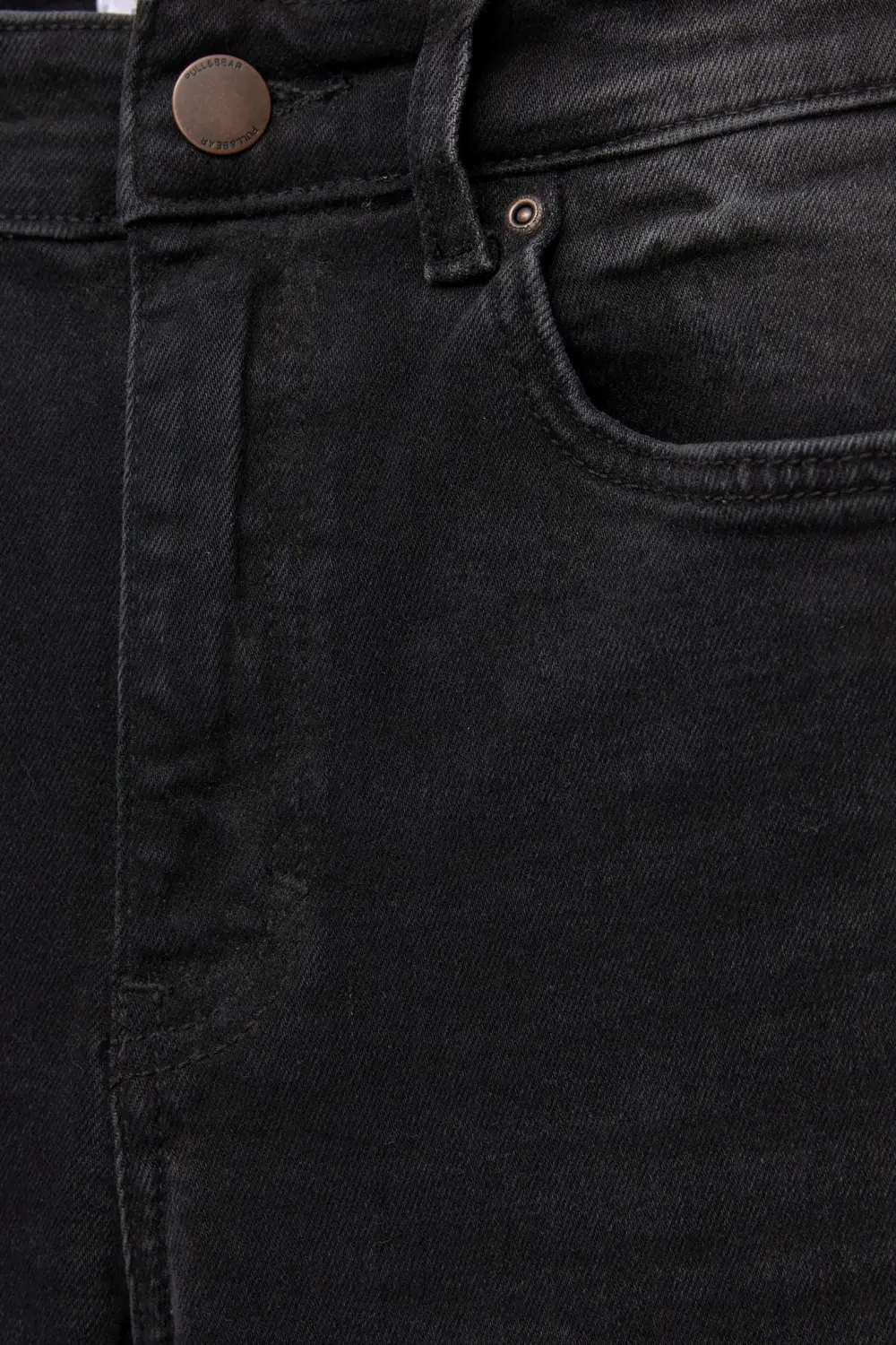 Jeans flare tiro alto