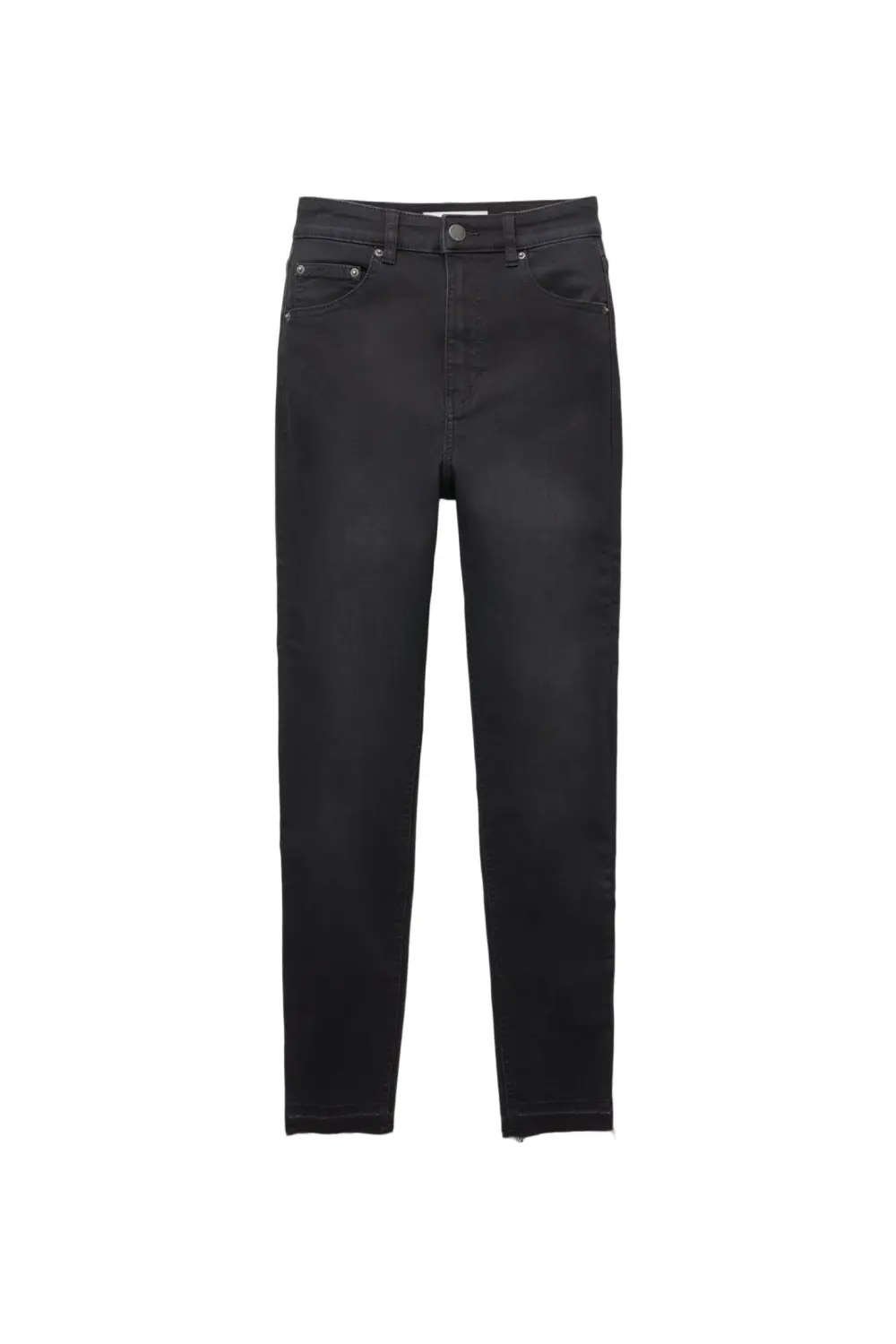 Jeans skinny tiro alto
