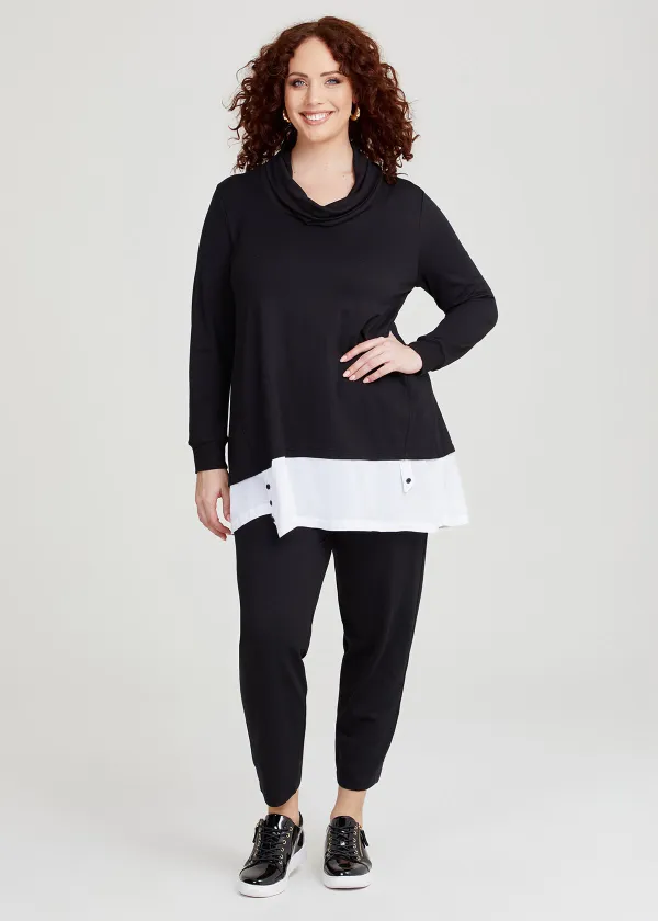 Ponte Carlie Contrast Tunic