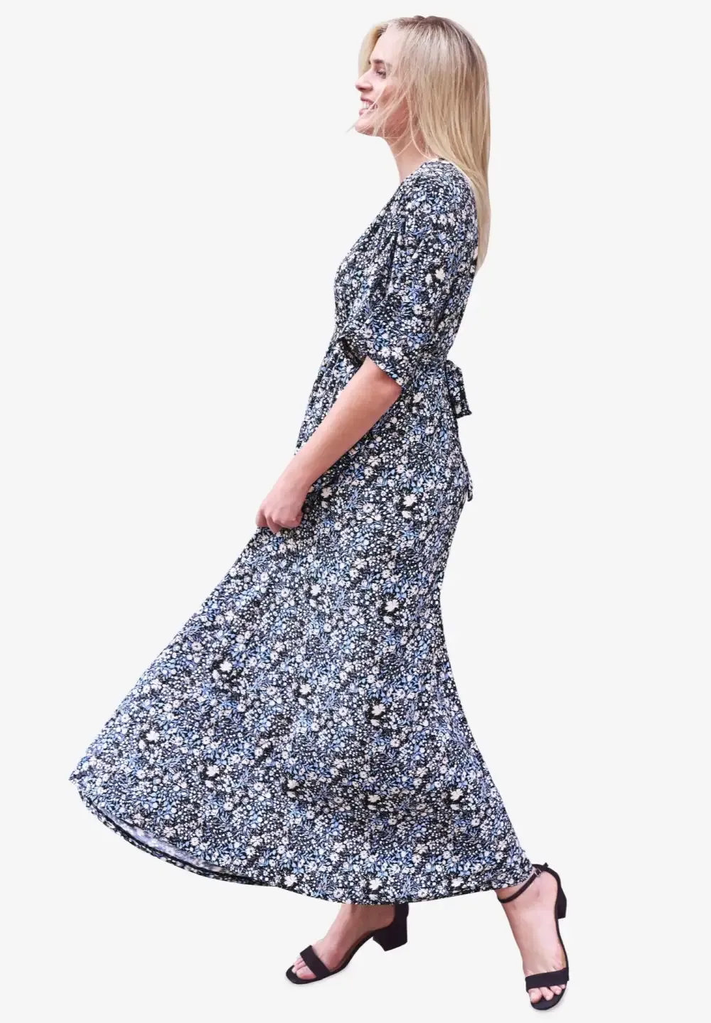Knit Tie-Back Maxi