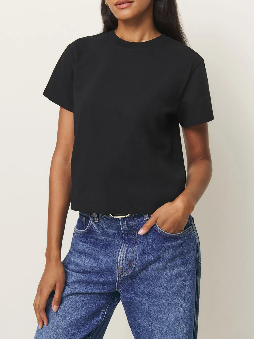 Loose Fit Crew Neck T-Shirt