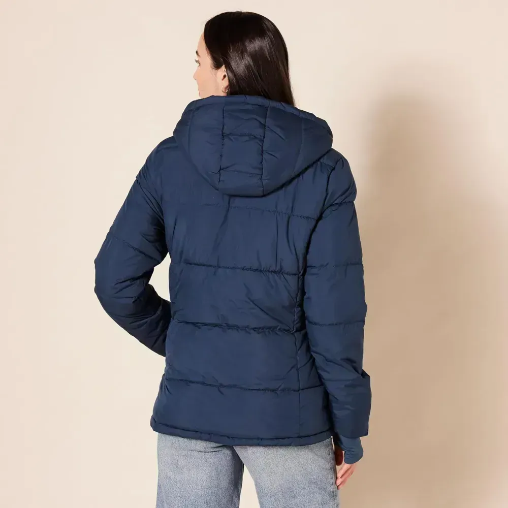 Women's Heavyweight Long-Sleeve Hooded Puffer Coat (Available in Plus Size)