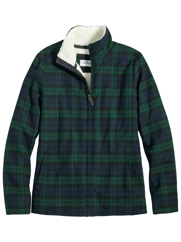 Women's Sherpa Lined Flannel Jacket