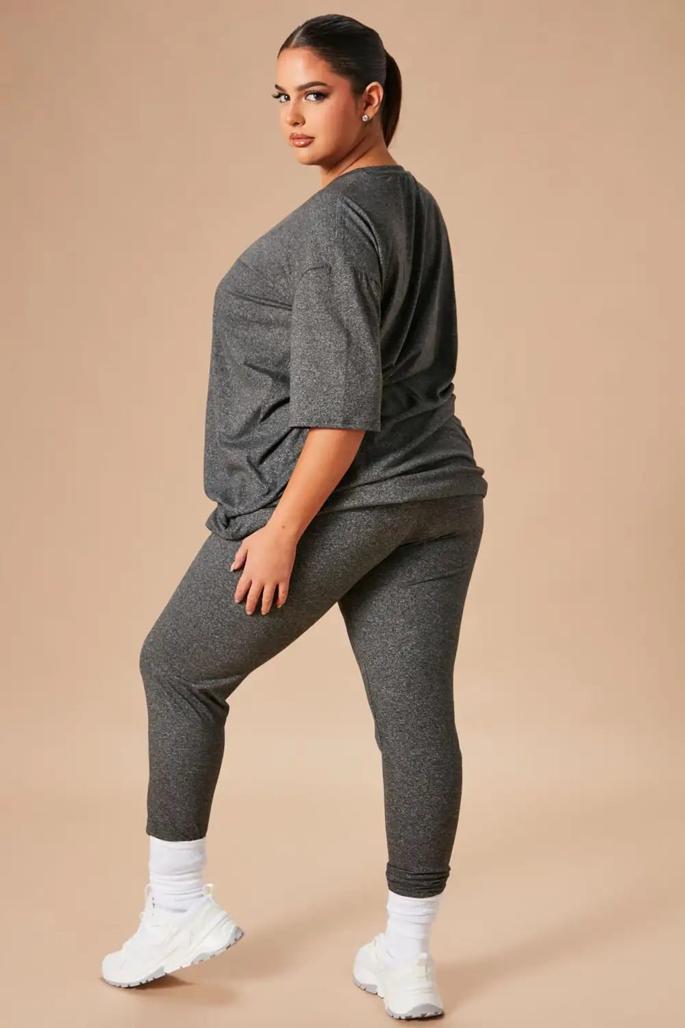 Weekend Vibes Legging Set - Charcoal
