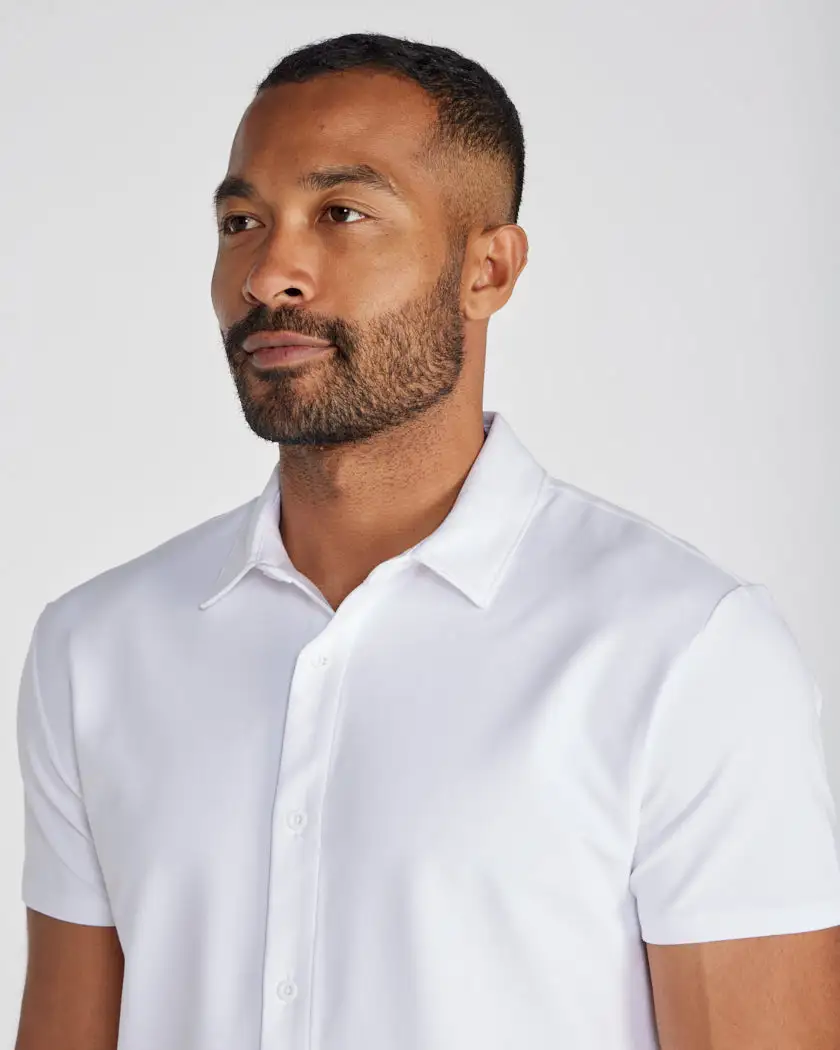 Lux Short Sleeve Button Down
