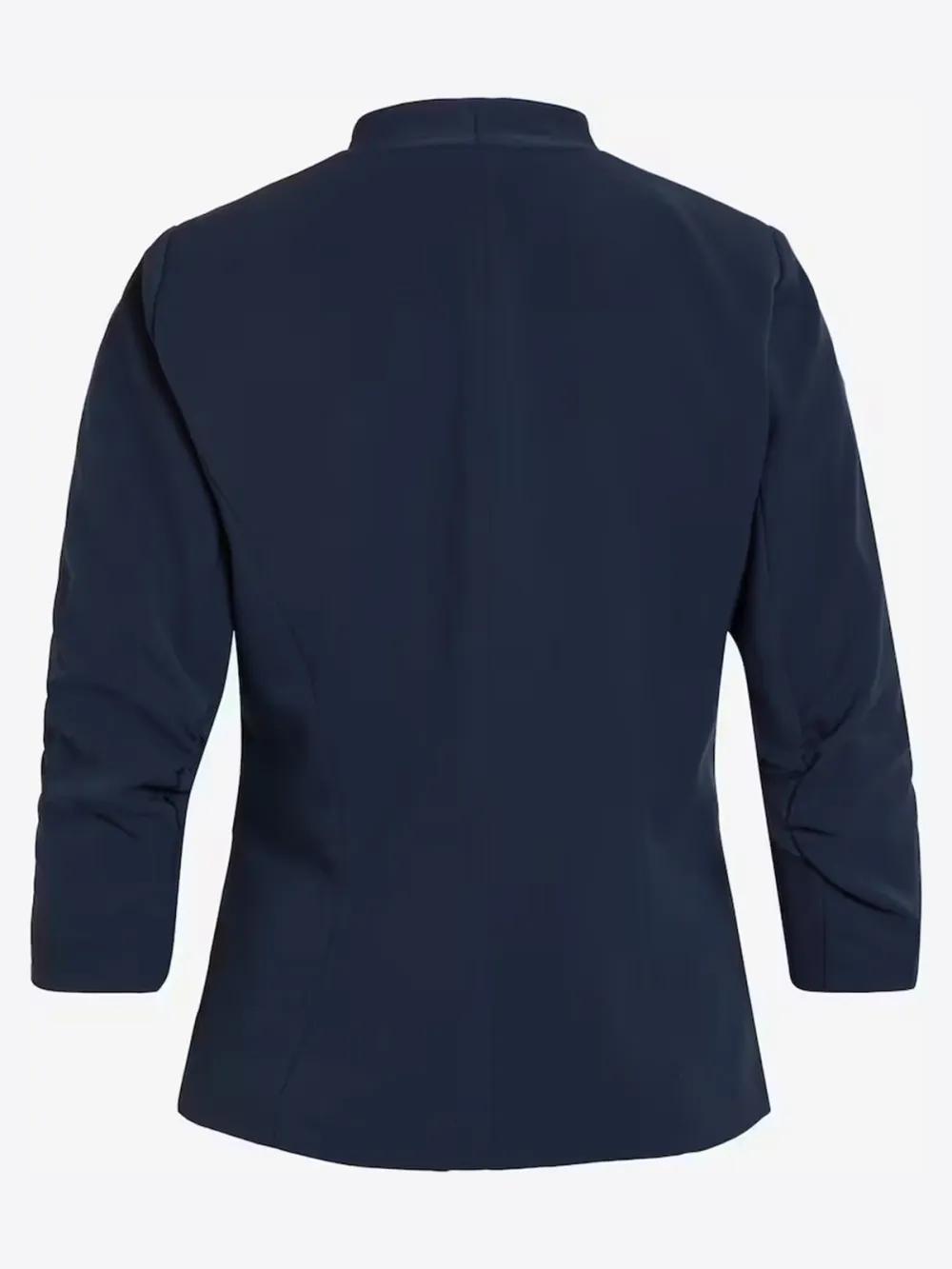 Plain Colored Stand-up Collar Blazer