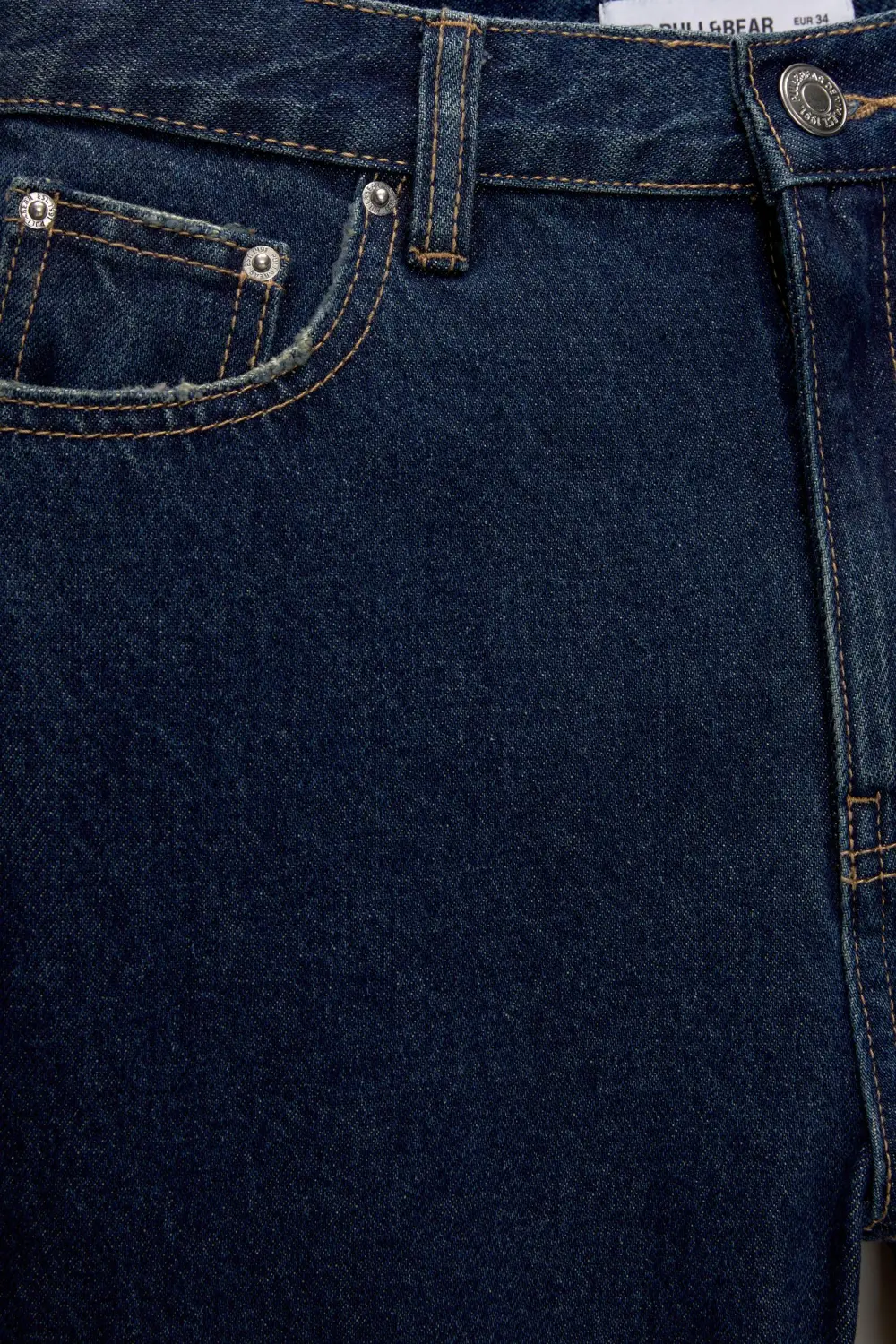 Jeans mom tiro alto