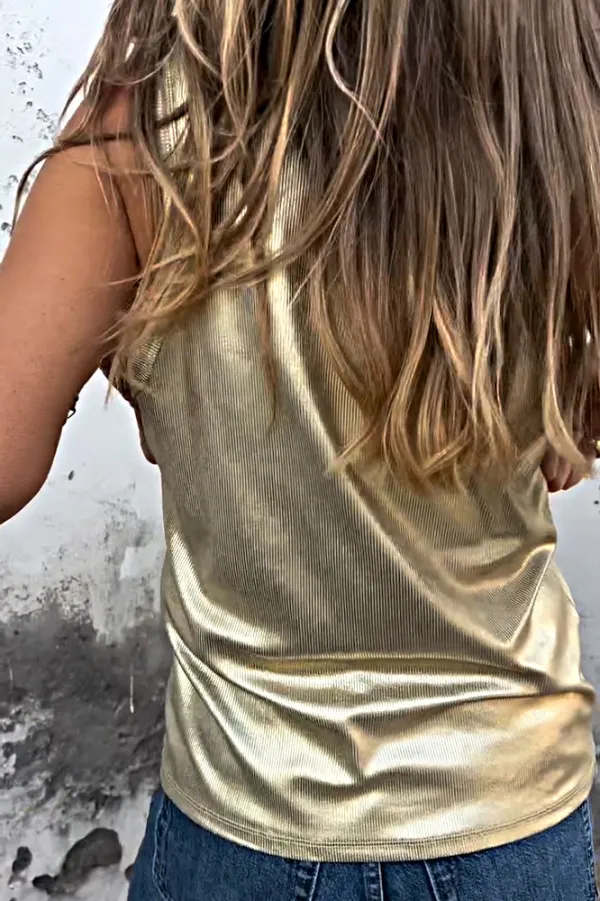 Women's hot stamping casual vest