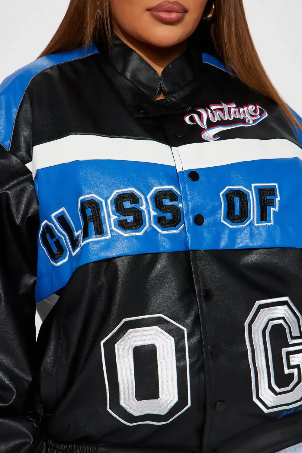 Class Of 87 Varsity Jacket - Blue/combo