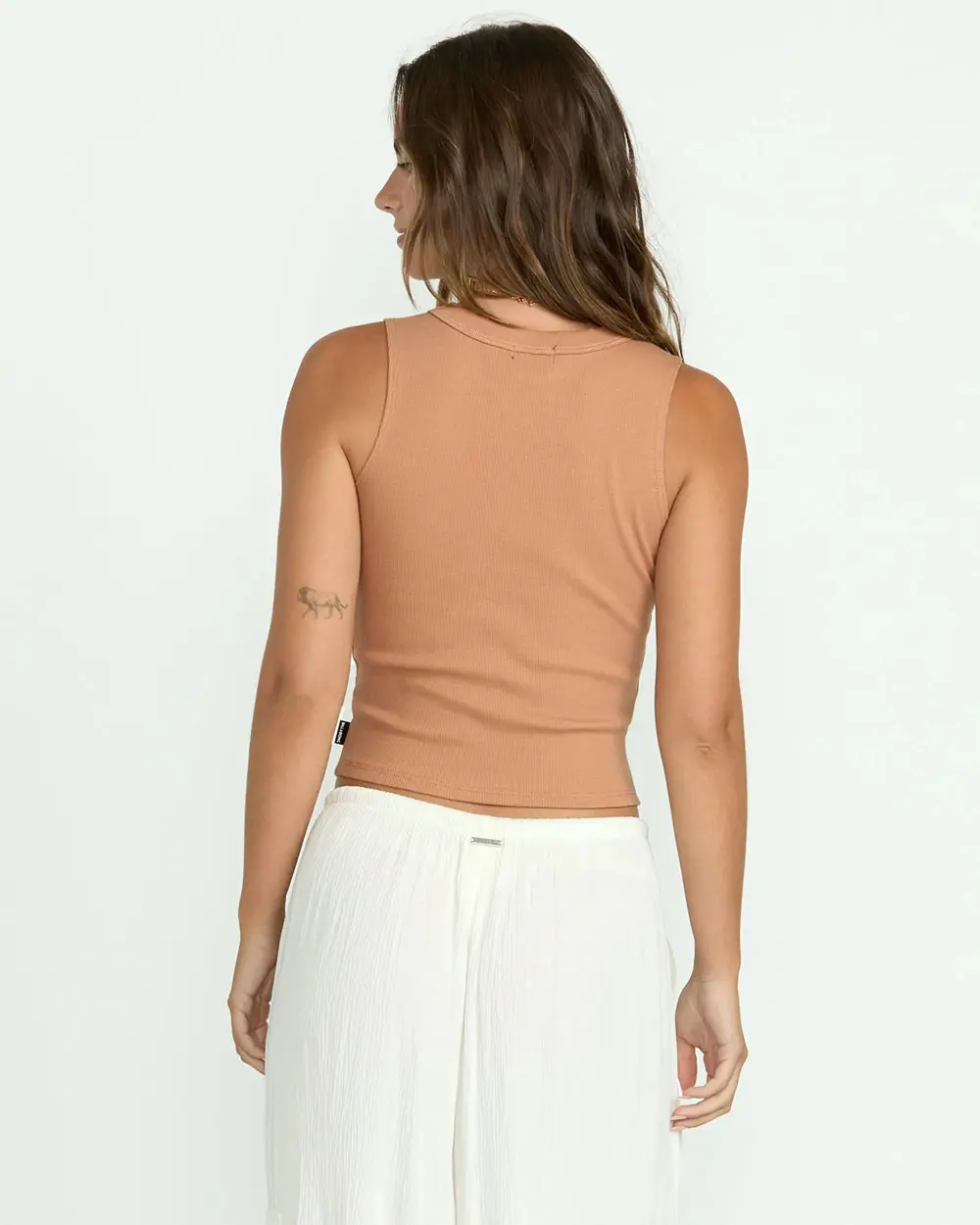 Fun Times Knit Tank - Rose Brown
