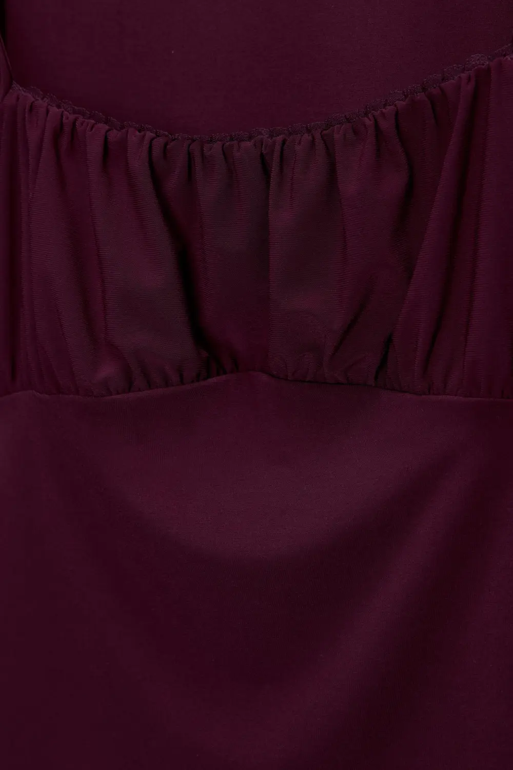 Long sleeve balconette top