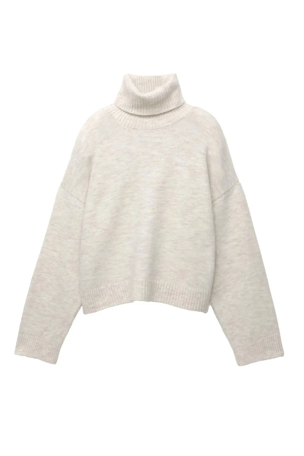 Jersey cuello alto soft touch