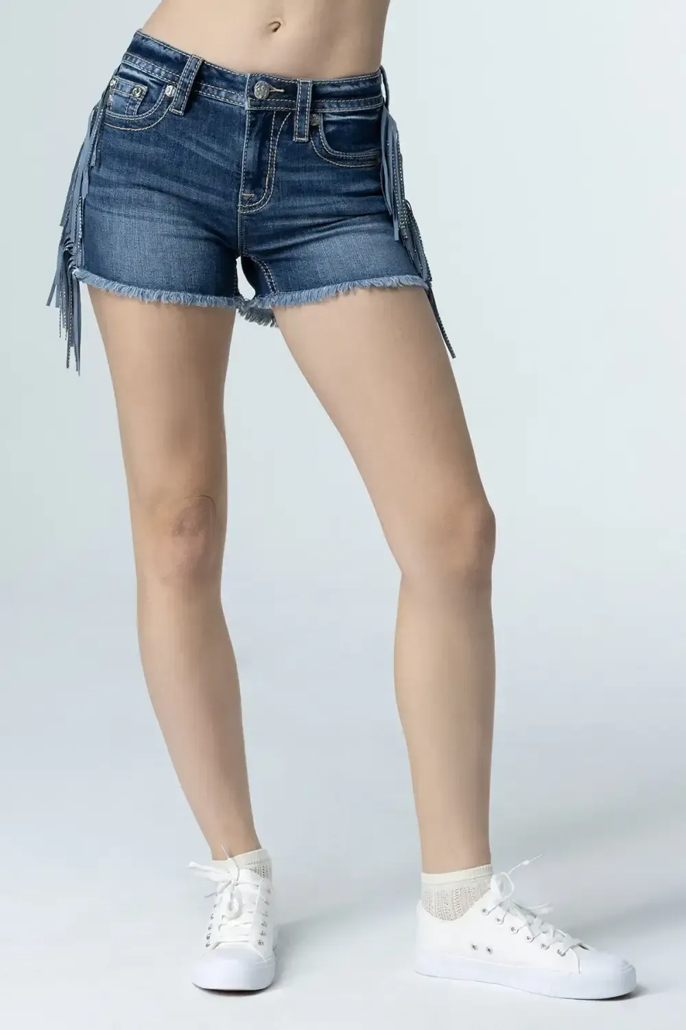 Shining Fringe Shorts