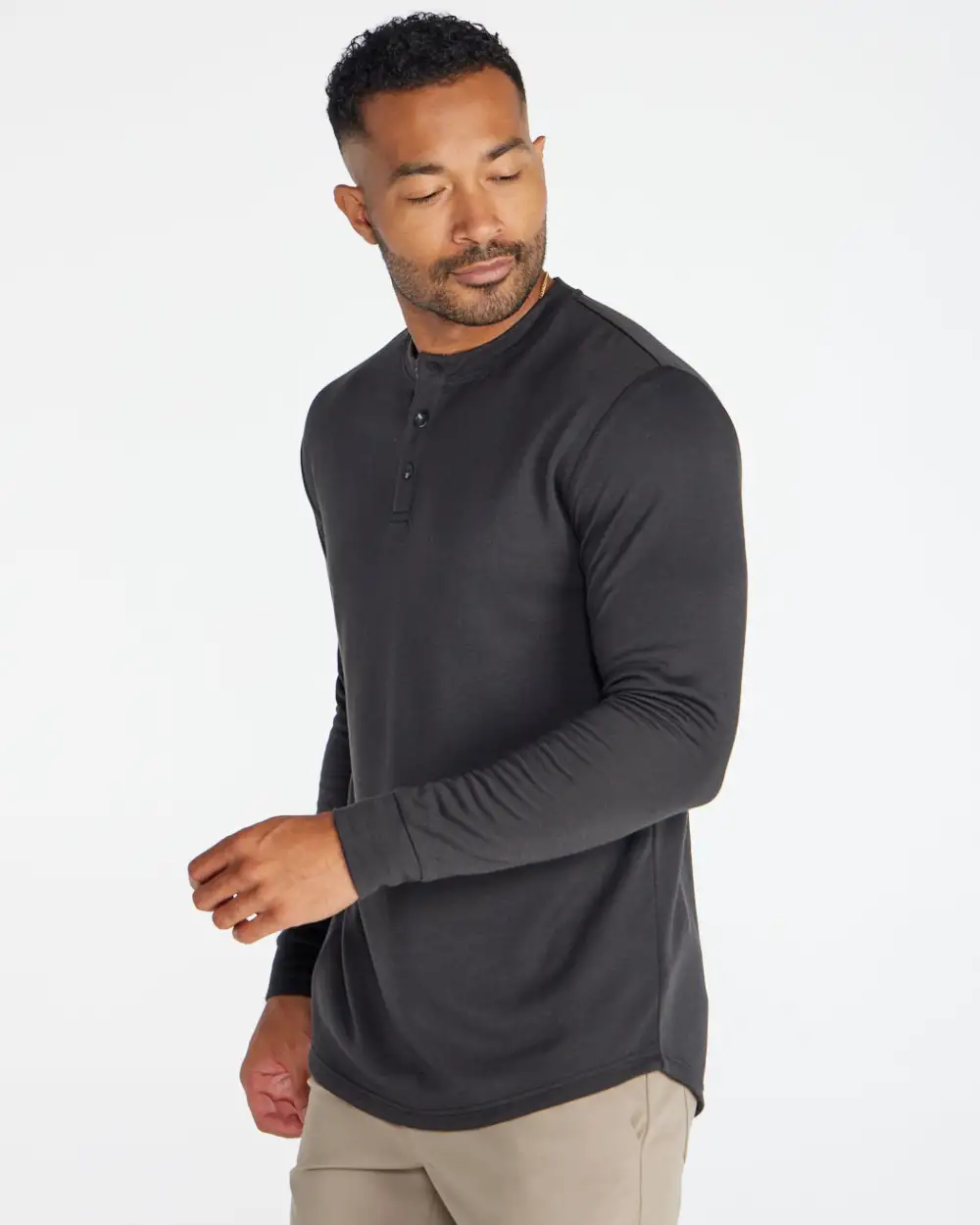 Comfort Wool Long Sleeve Henley