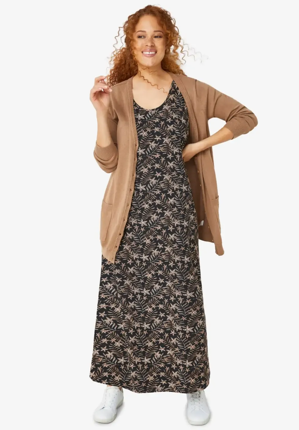 Sleeveless Knit Maxi Dress