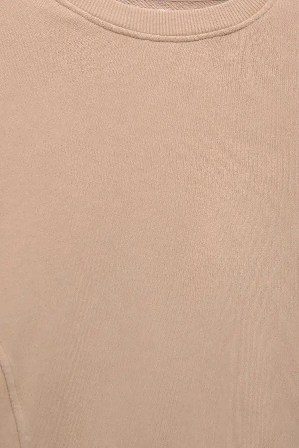 Sudadera boxy costuras