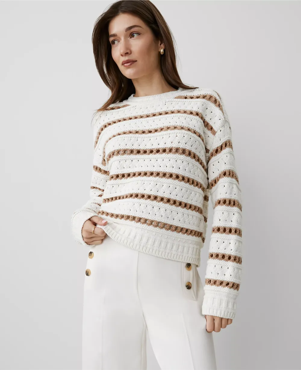 Striped Stitch Sweater