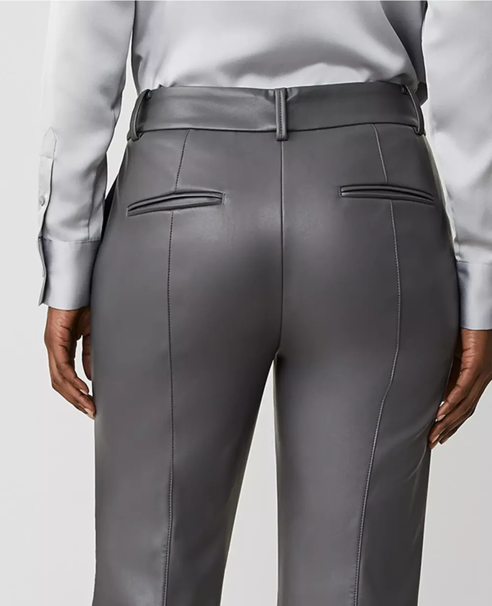 The Petite Faux Leather Trouser