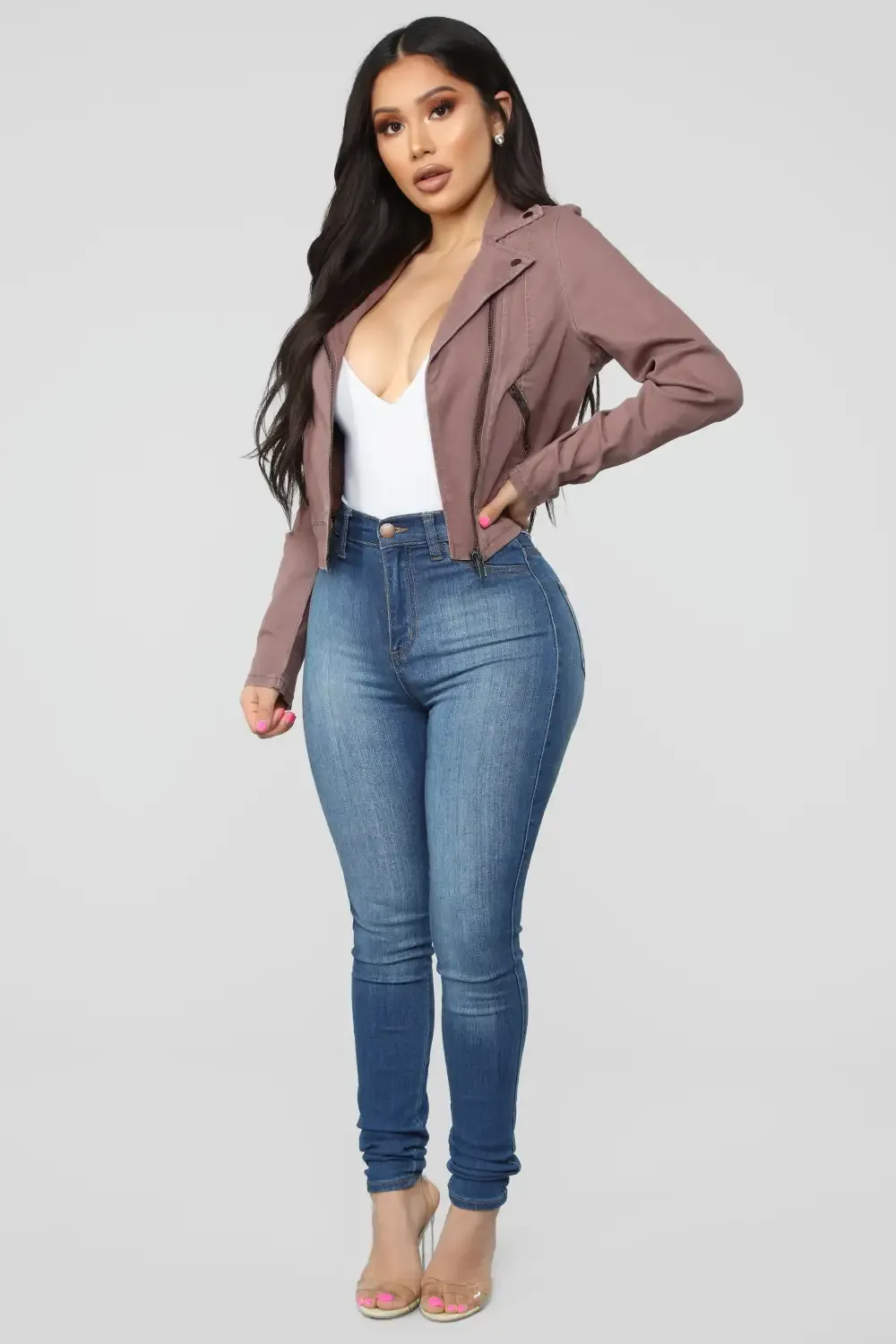 Ride For Me Jacket - Mauve