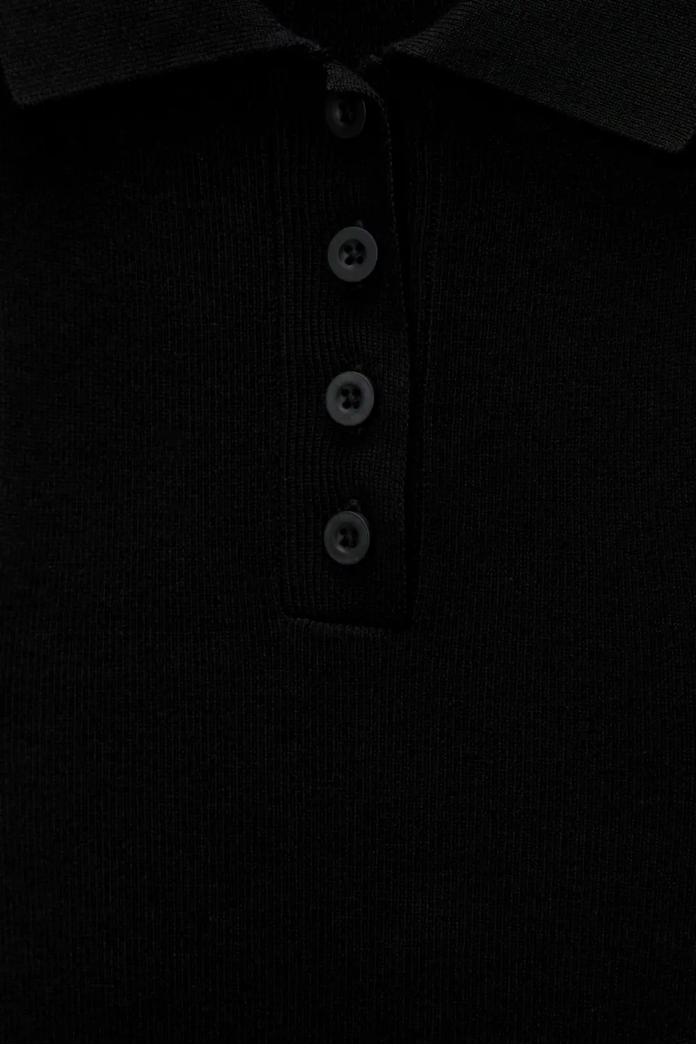Polo collar top