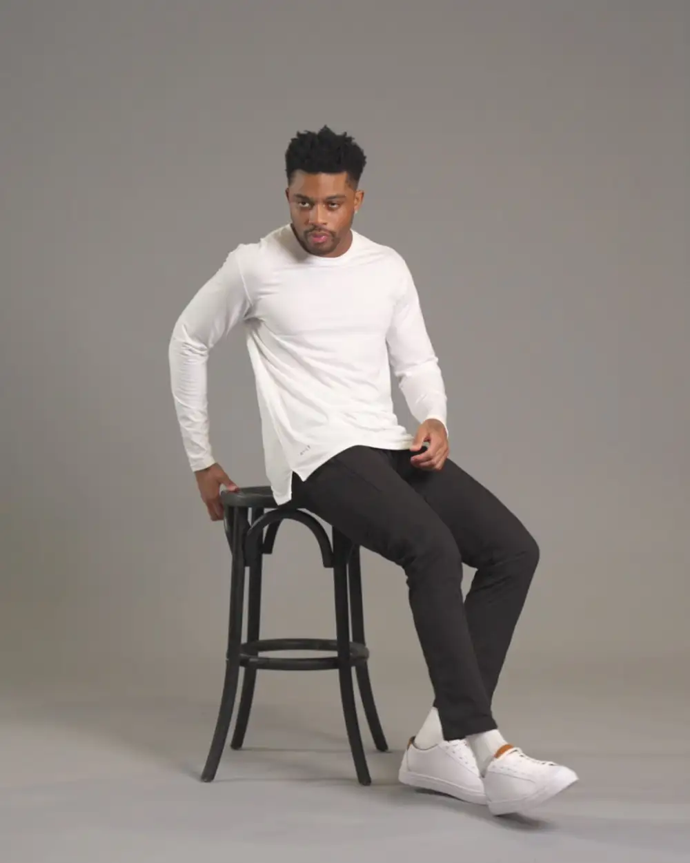 Long Sleeve: Lux Split Hem