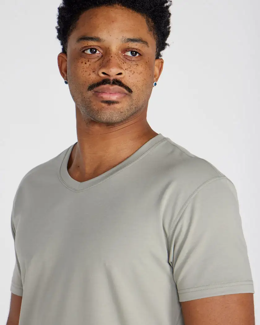 Drop-Cut V-Neck: Bylt Signature