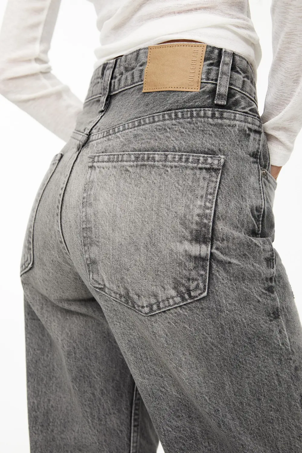 Jeans rectos tiro medio