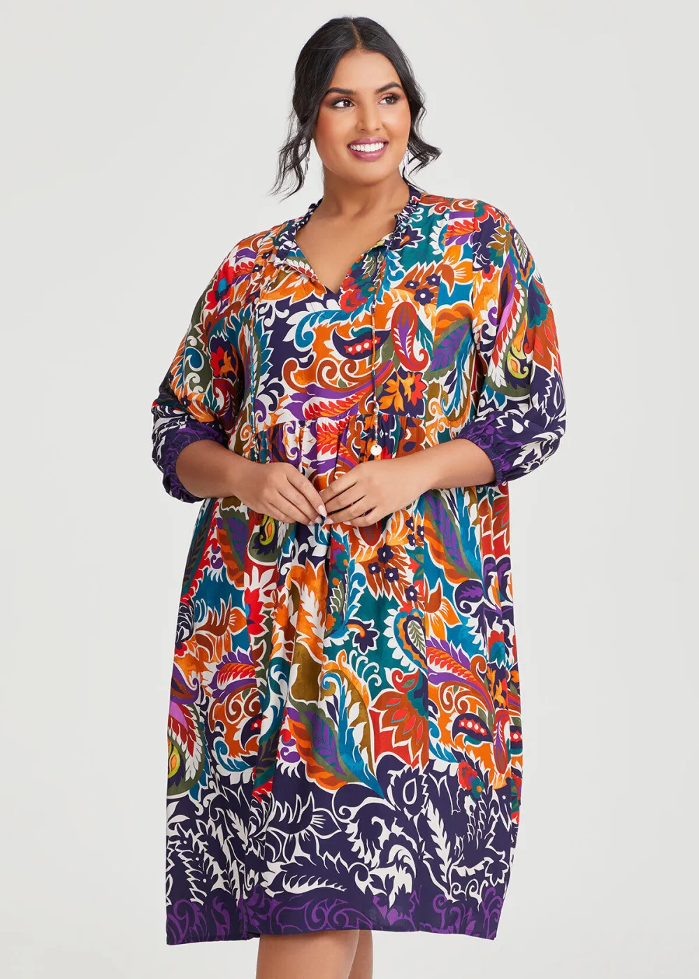 Natural Winter Hues Dress