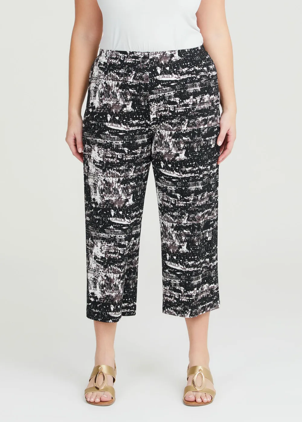 Printed Culotte Pant