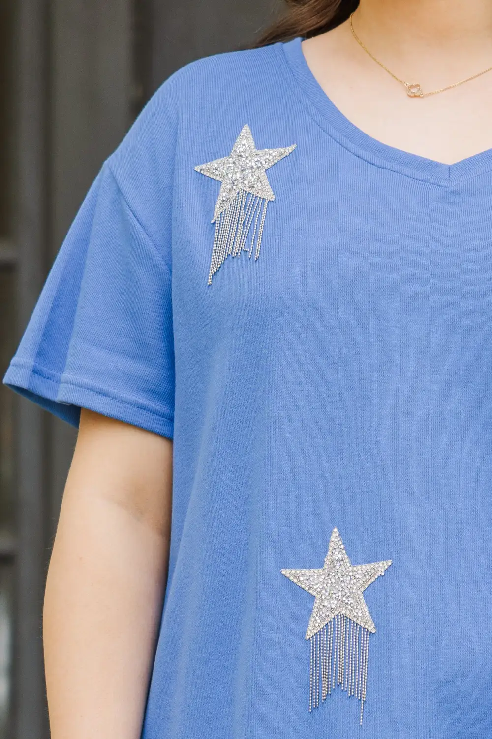 Stars Above Dress, Blue