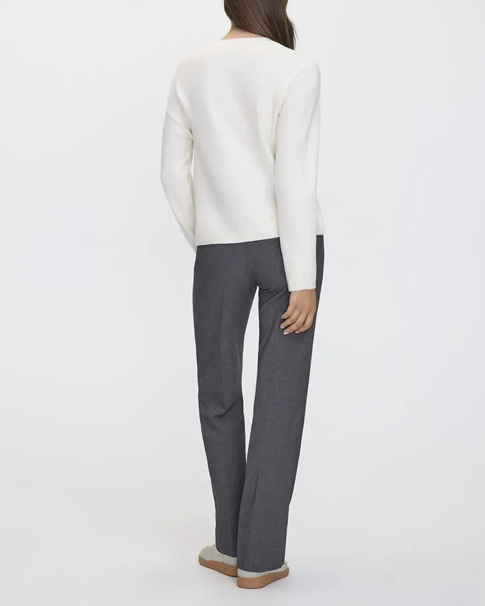 Long-Sleeve Crew-Neck PlushSoft Loose Sweater