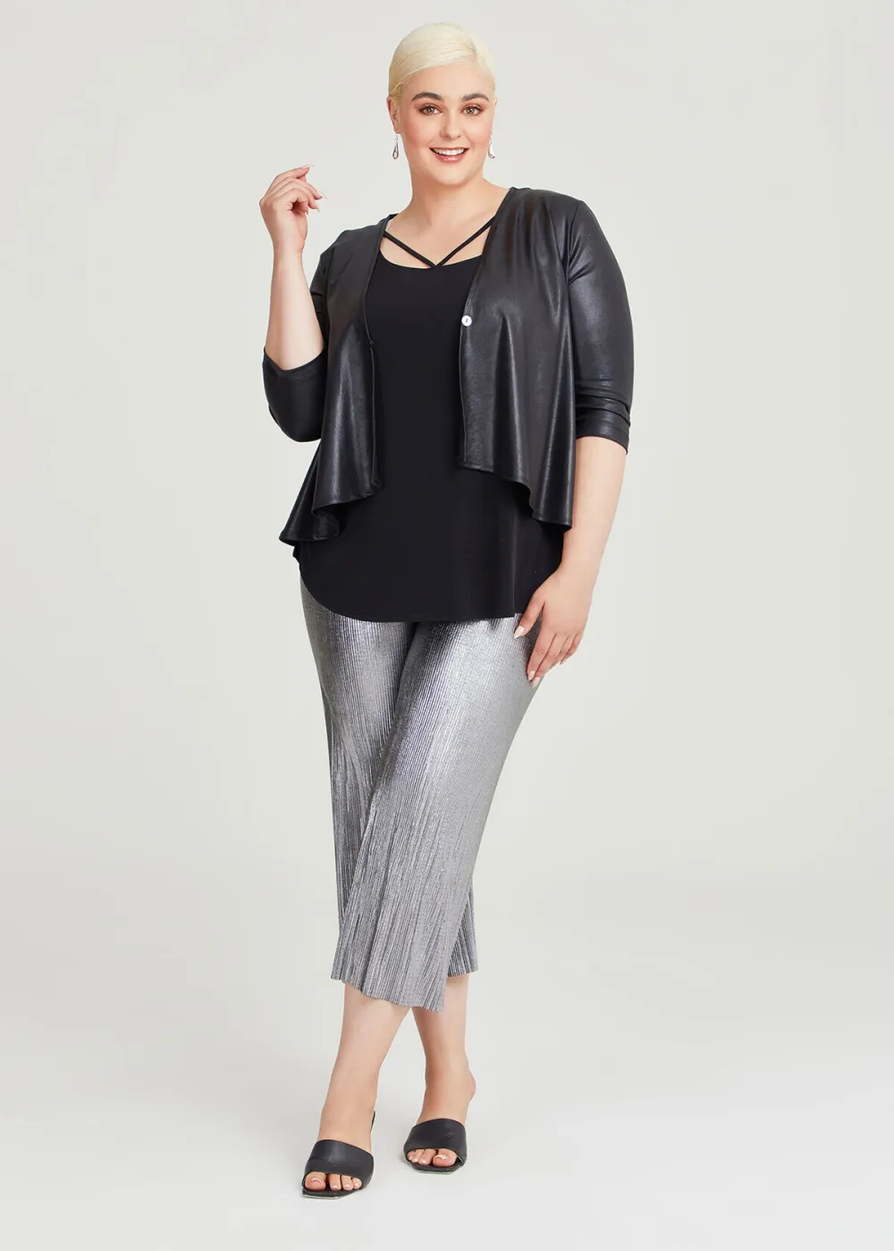 Daisy Pleat Culotte Pant