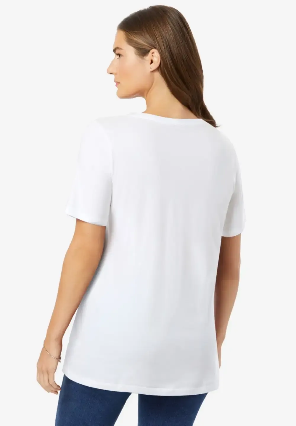 Perfect Short-Sleeve Crewneck Tee