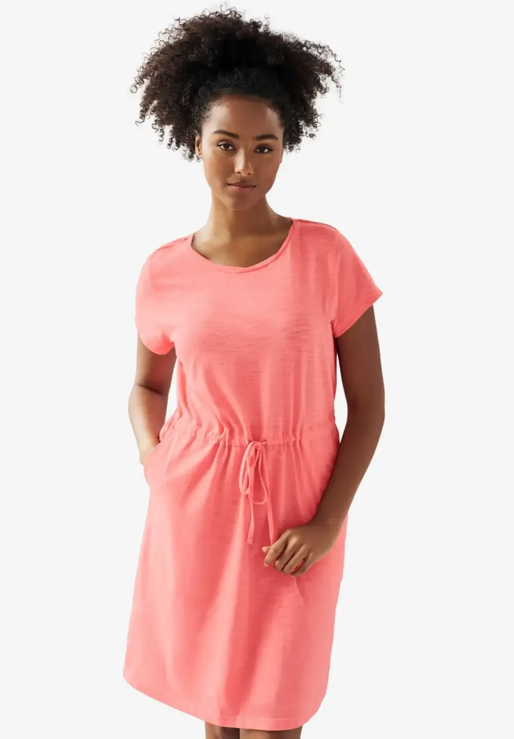 Knit Drawstring Dress