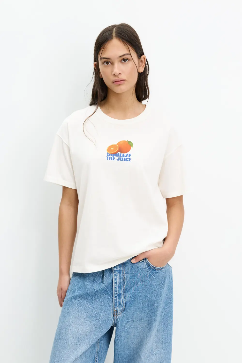 Camiseta gráfico naranjas