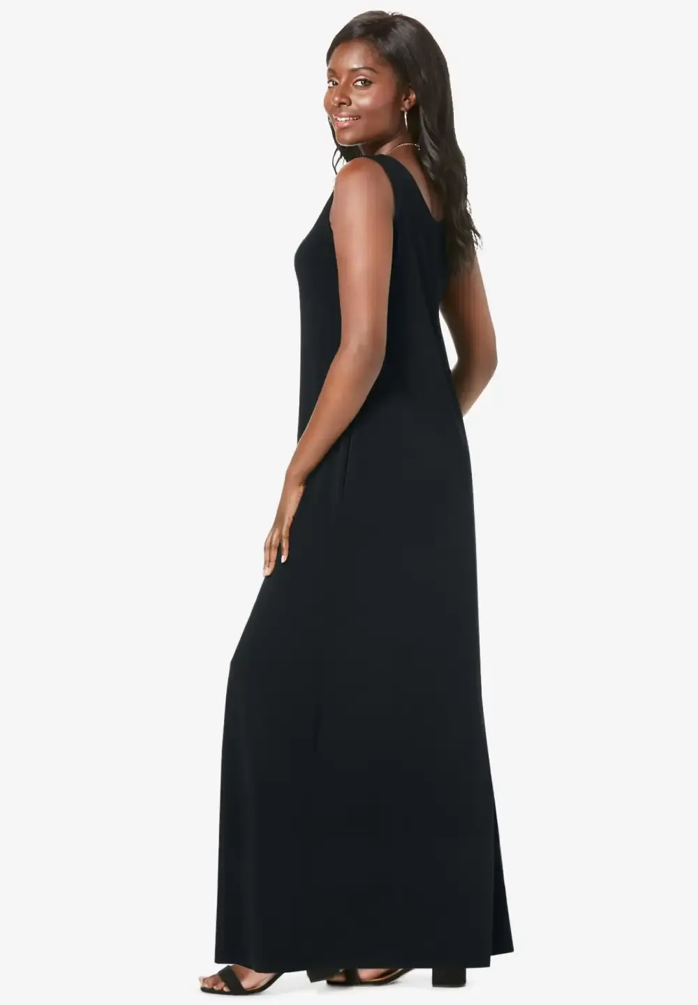 Stretch Knit Tank Maxi Dress