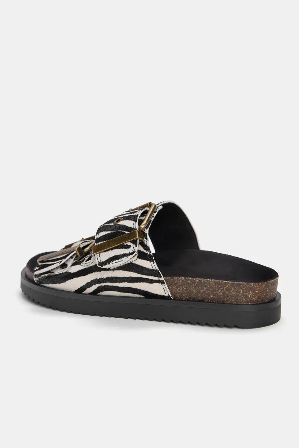 Sandalias planas animal print