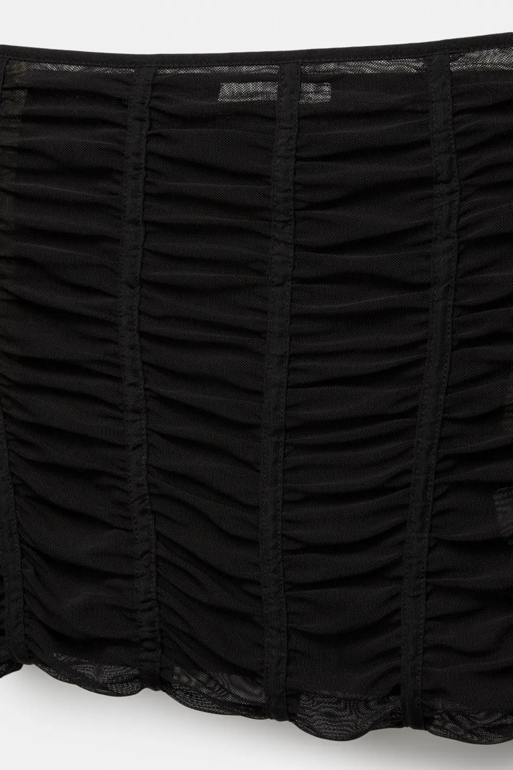 Strapless corsetry-inspired top