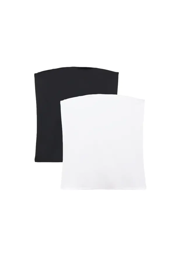 Pack of 2 strapless tops