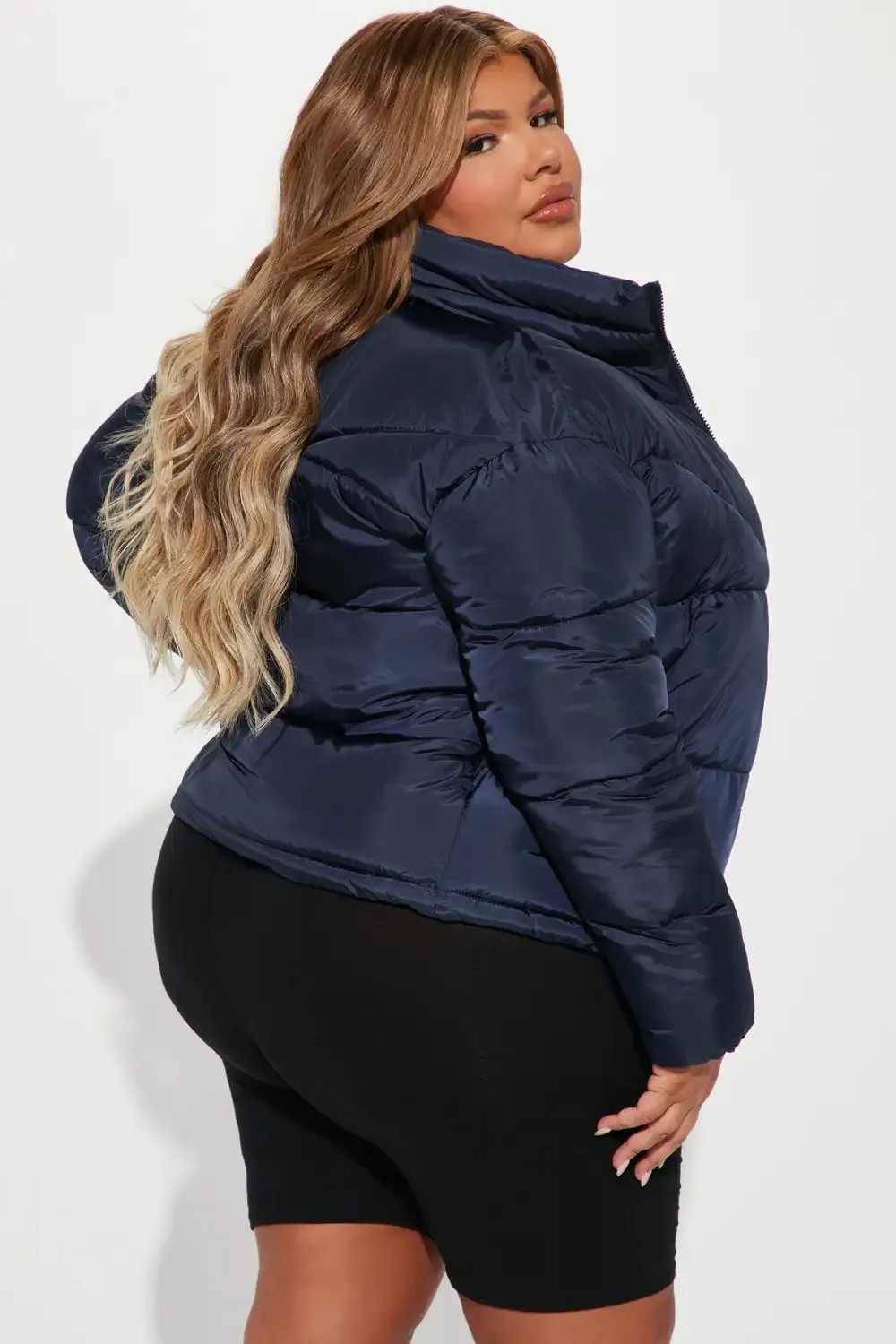 City Streets Puffer Jacket - Navy