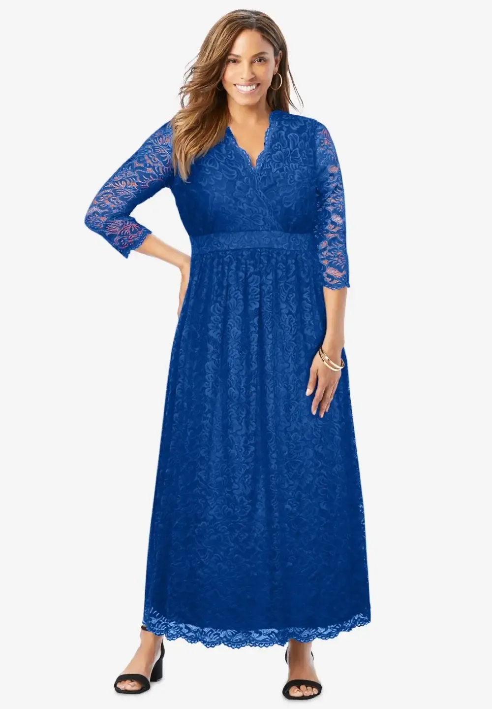 Stretch Lace Maxi Dress