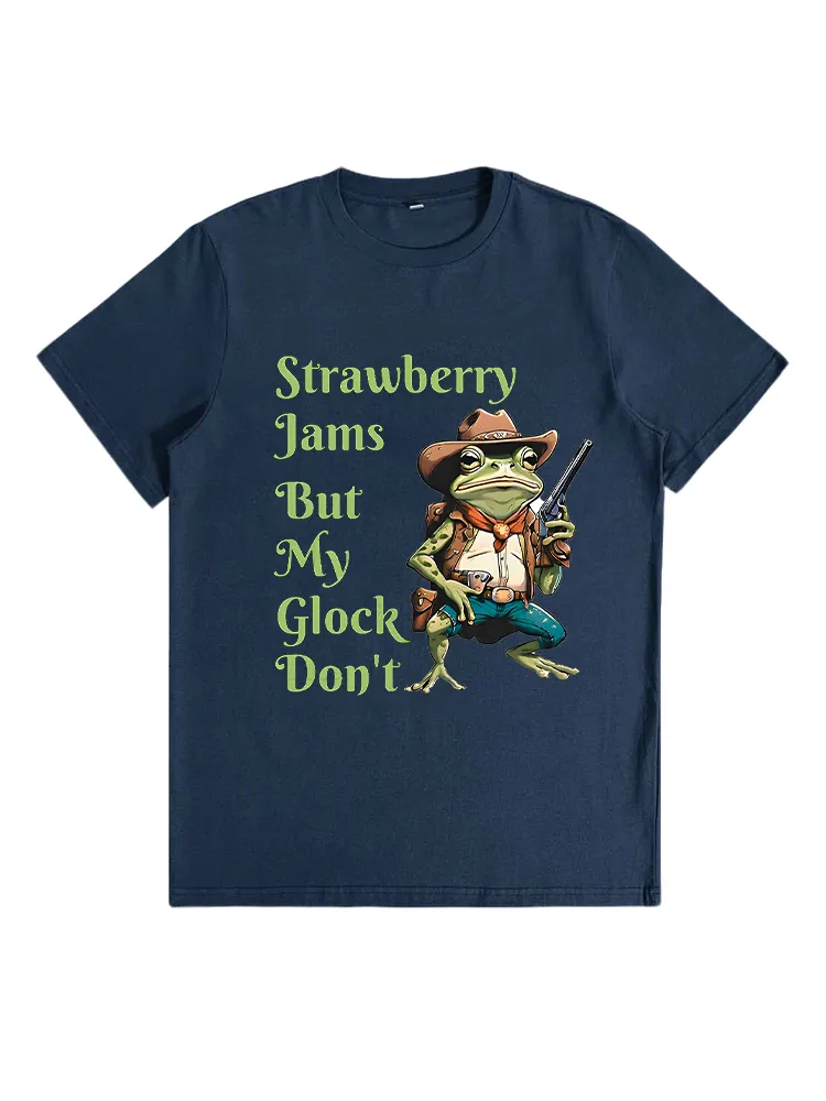 Frog Print Casual Style T-Shirt